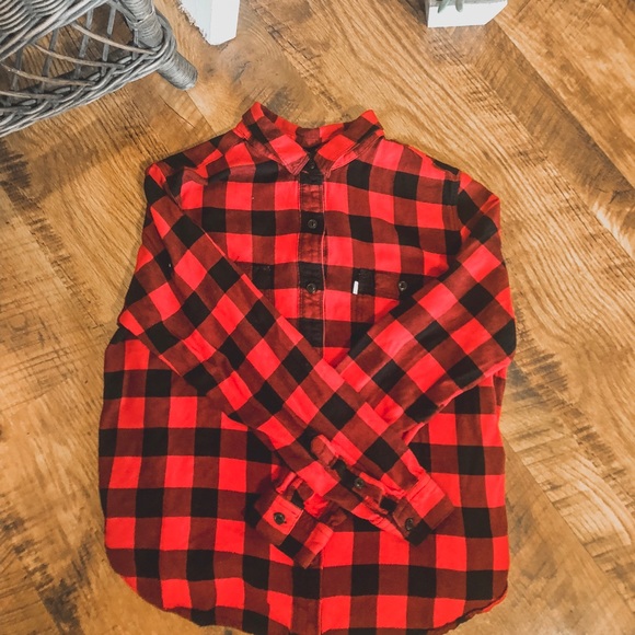 Boyfriend Fit Levi Womens Flannel 